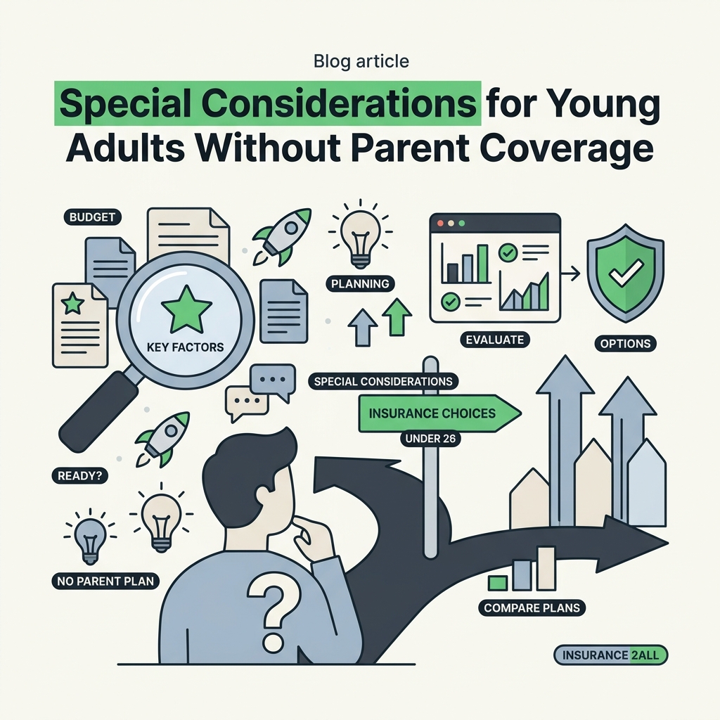 Special Considerations for Young Adults Without Parent Coverage