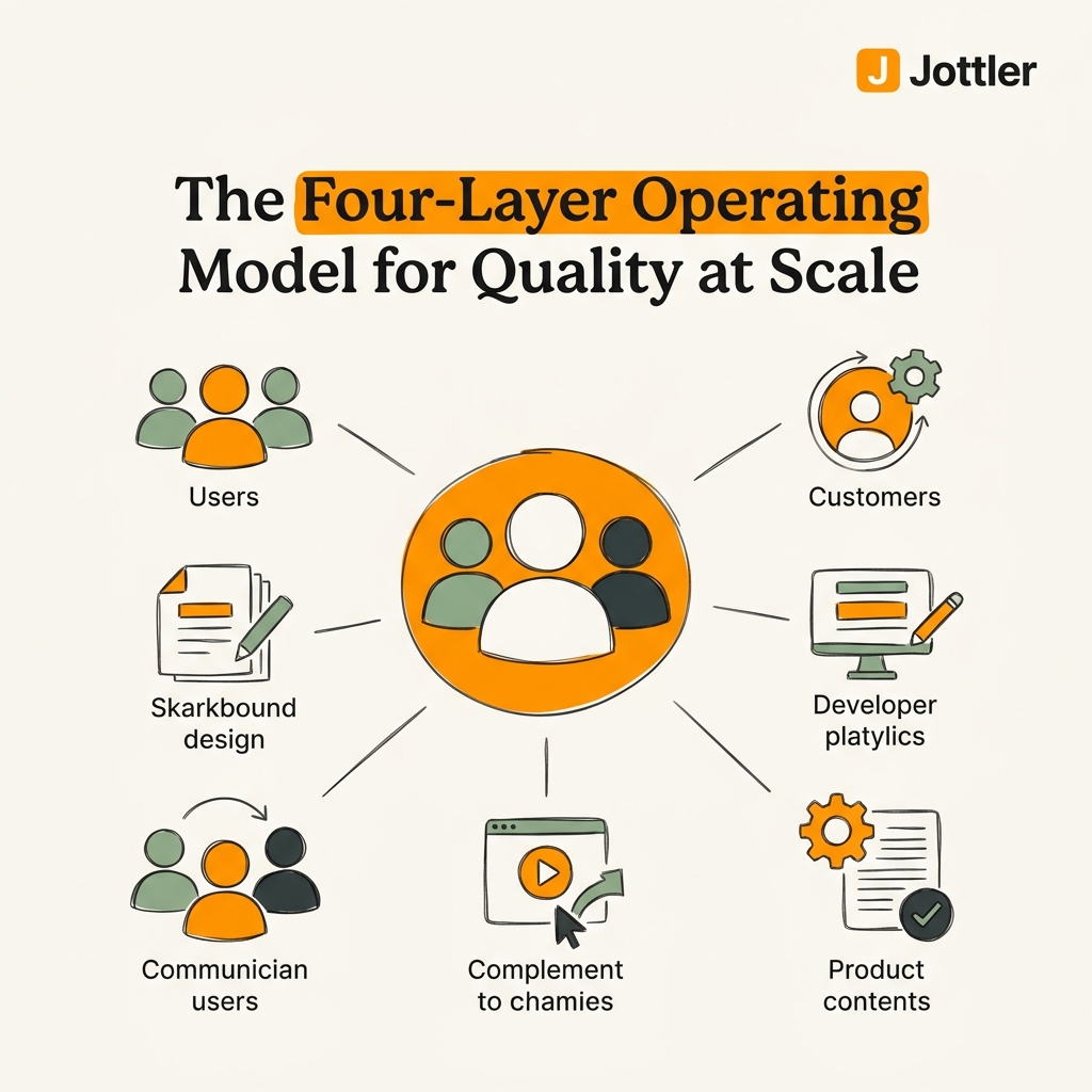 The Four-Layer Operating Model for Quality at Scale