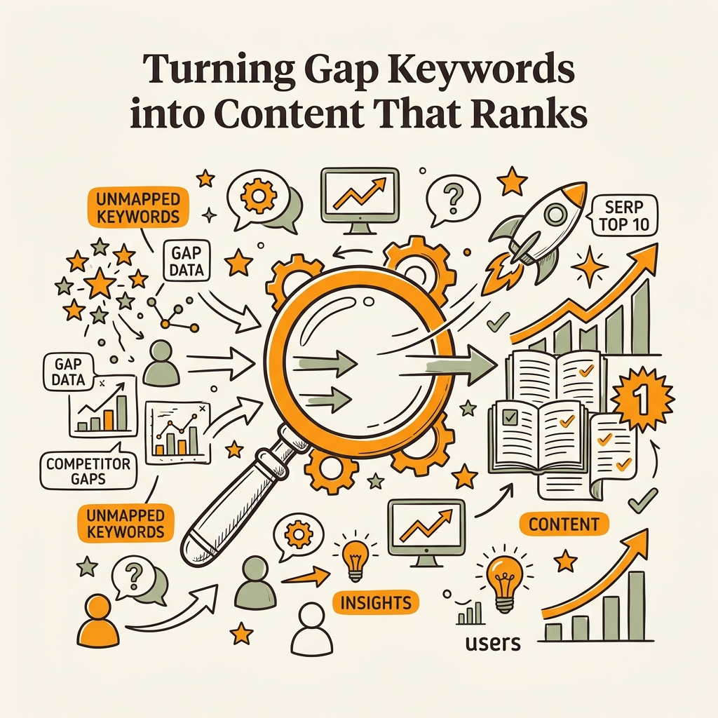 Turning Gap Keywords into Content That Ranks