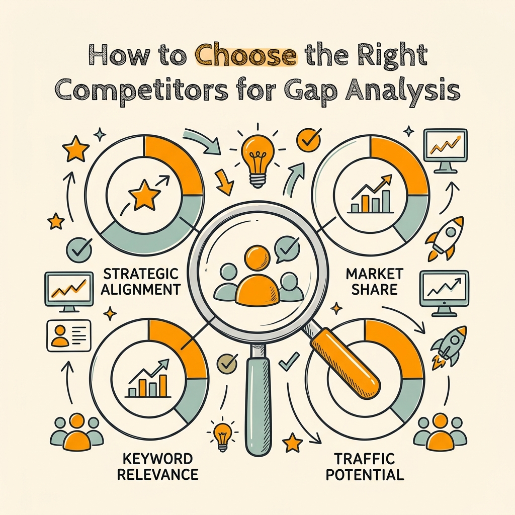 How to Choose the Right Competitors for Gap Analysis