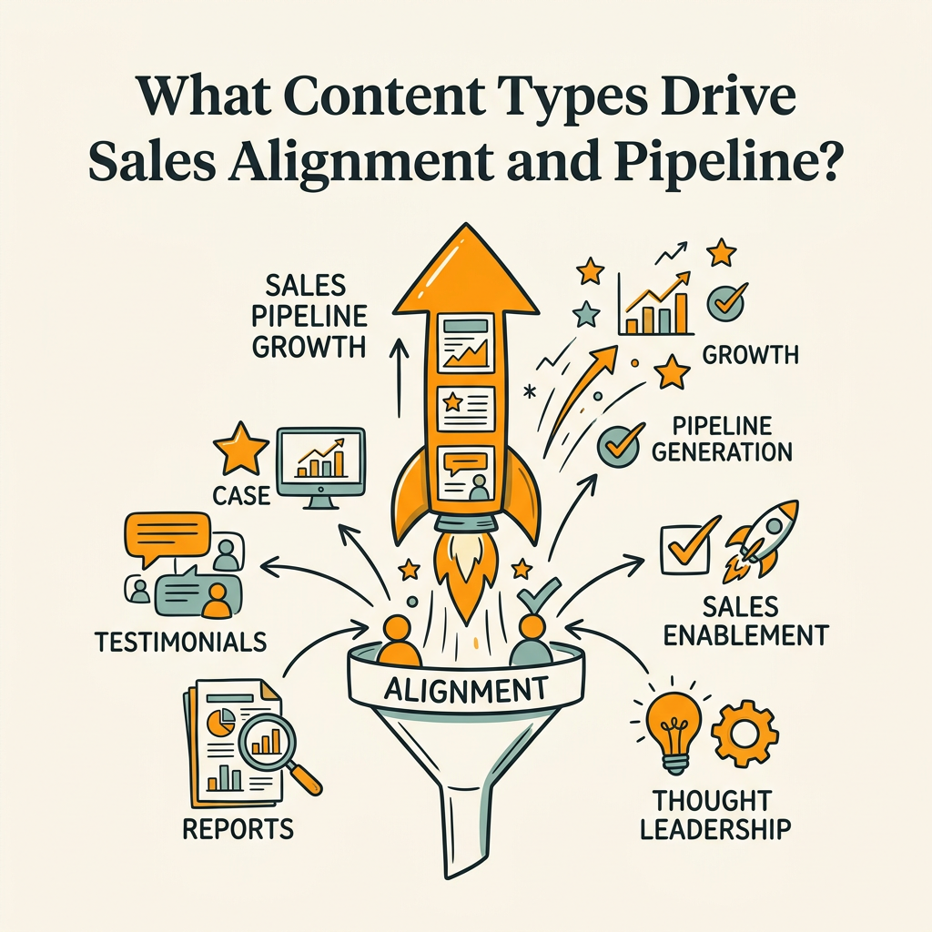 What Content Types Drive Sales Alignment and Pipeline?
