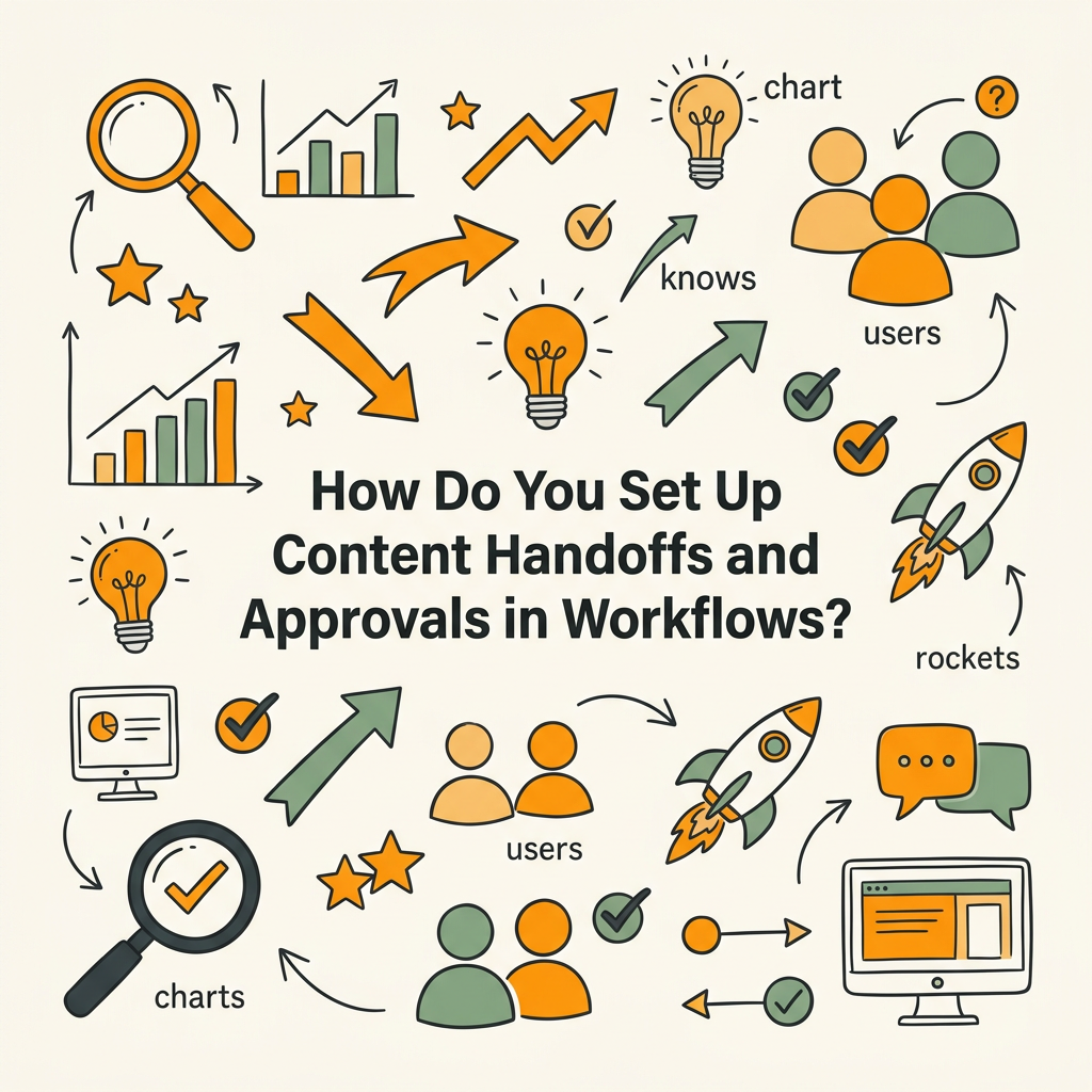 How Do You Set Up Content Handoffs and Approvals in Workflows?