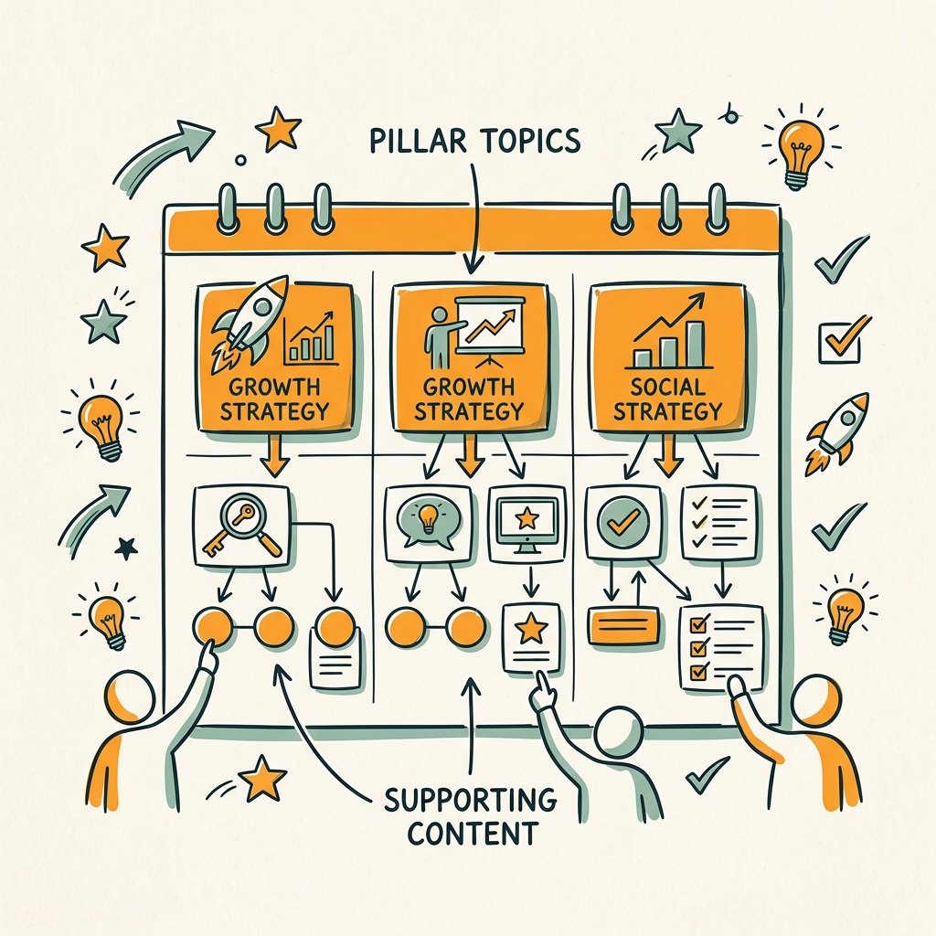 Structure Your Calendar Around Pillar Topics and Supporting Content