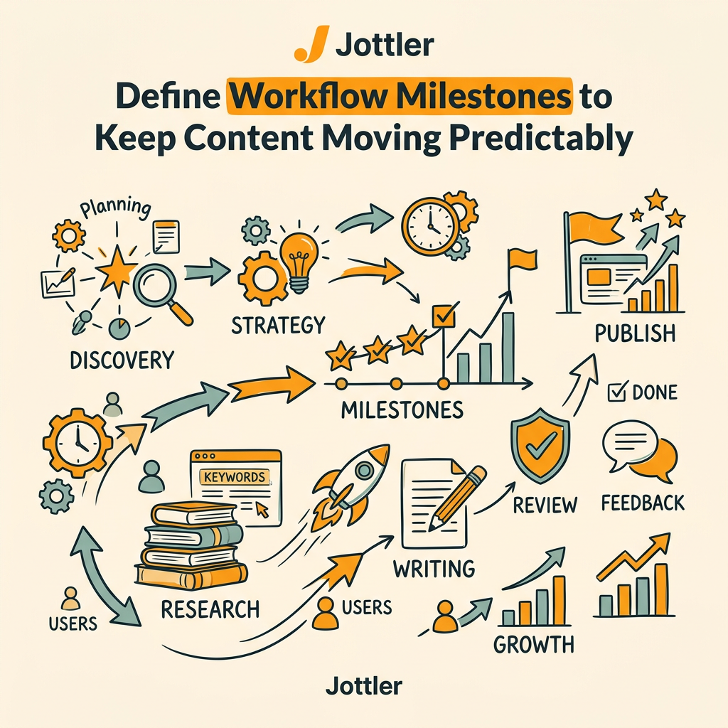 Define Workflow Milestones to Keep Content Moving Predictably
