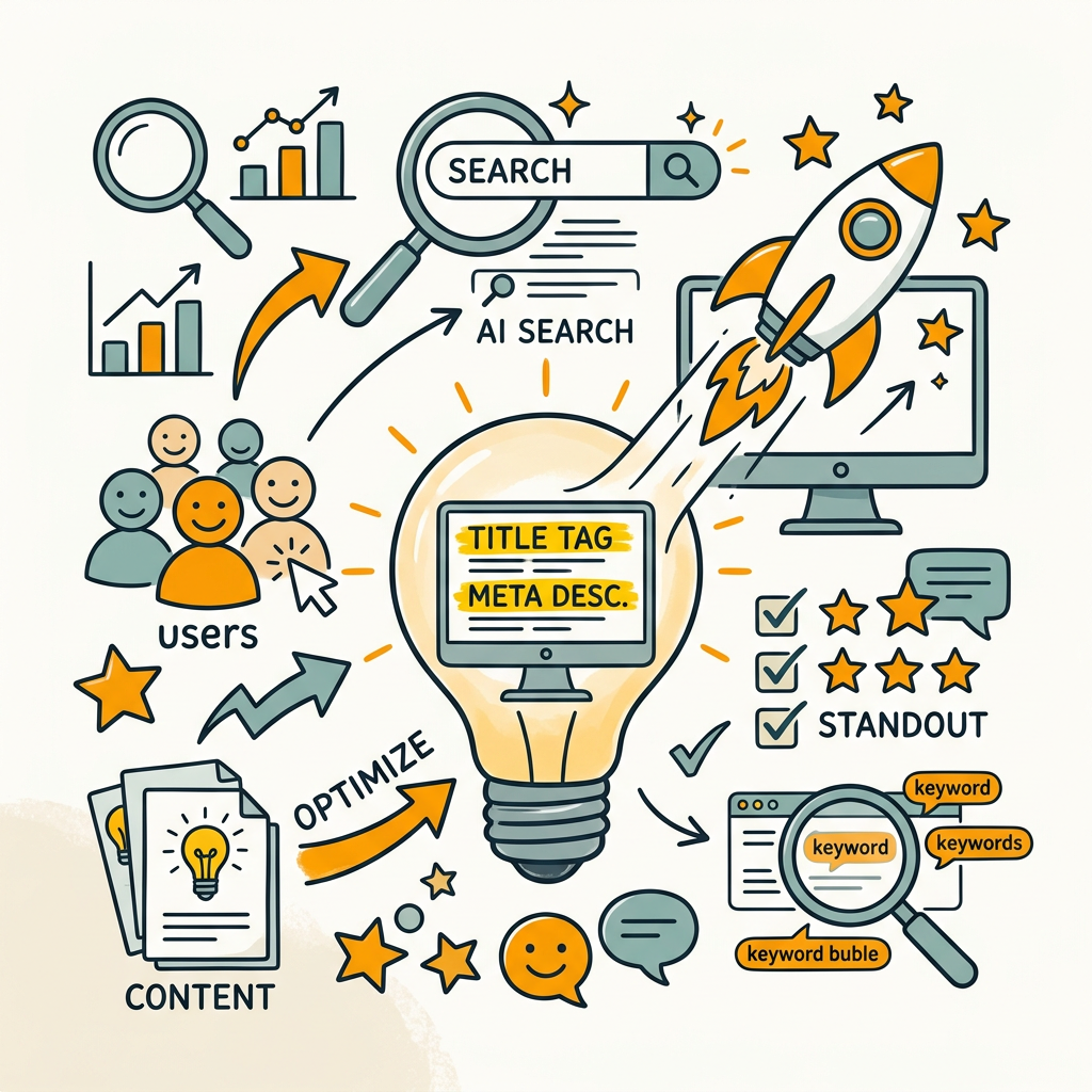 How to Write Title Tags and Meta Descriptions That Stand Out in AI Search