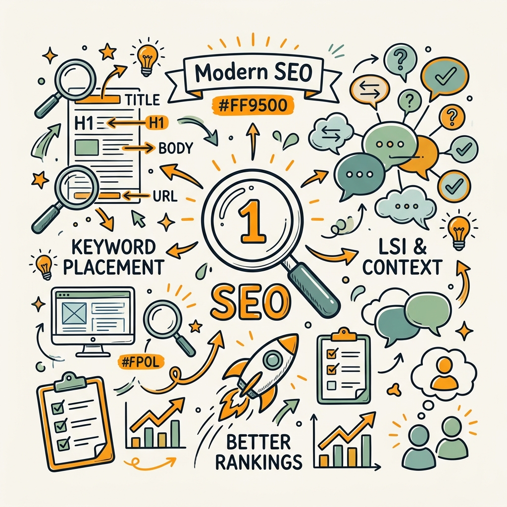 What Role Does Keyword Placement and LSI Keywords Play in Modern On-Page SEO?