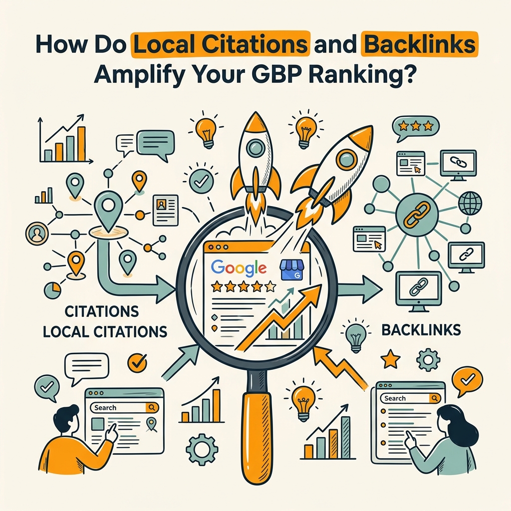How Do Local Citations and Backlinks Amplify Your GBP Ranking?