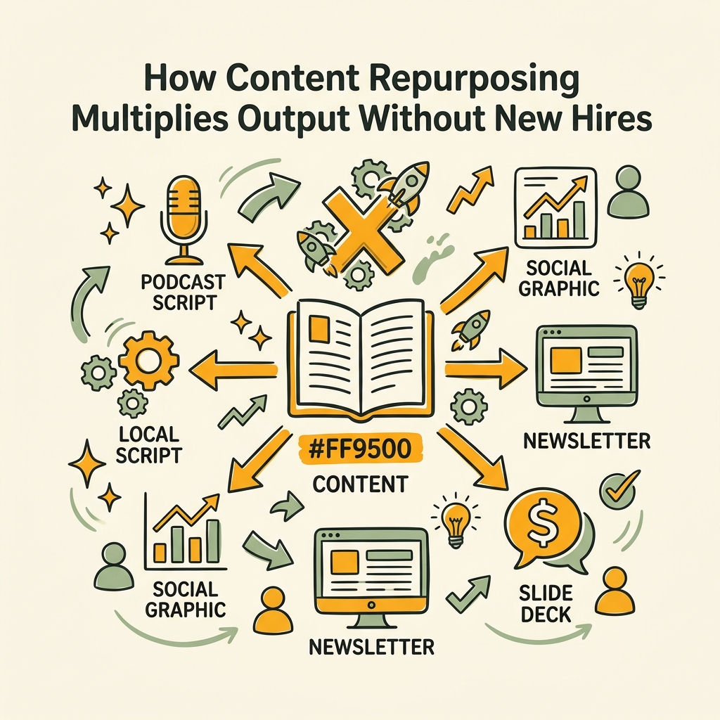 How Content Repurposing Multiplies Output Without New Hires