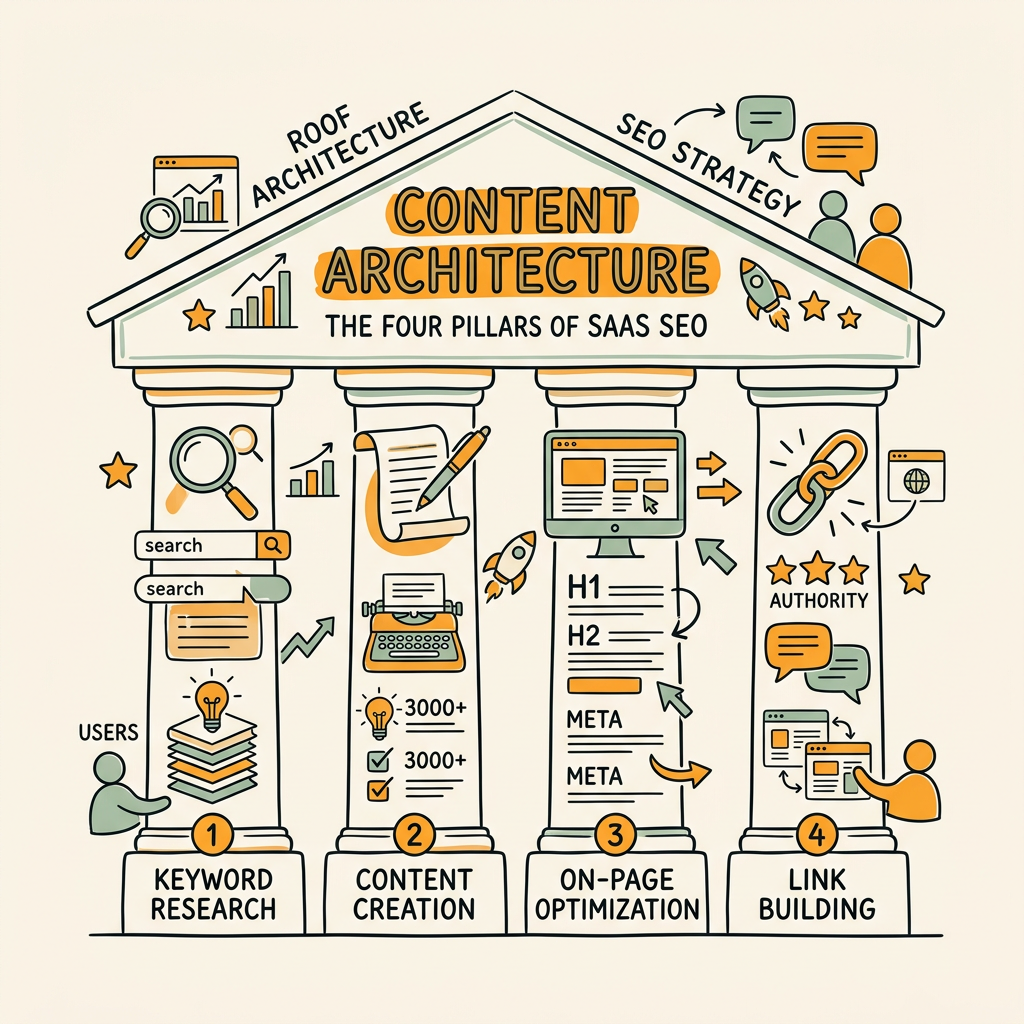 Content Architecture: The Four Pillars of SaaS SEO