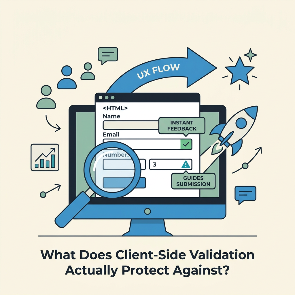 What Does Client-Side Validation Actually Protect Against?