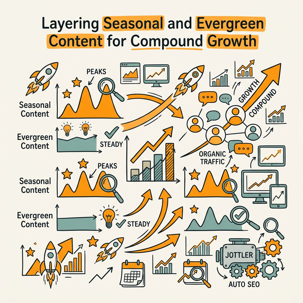Layering Seasonal and Evergreen Content for Compound Growth