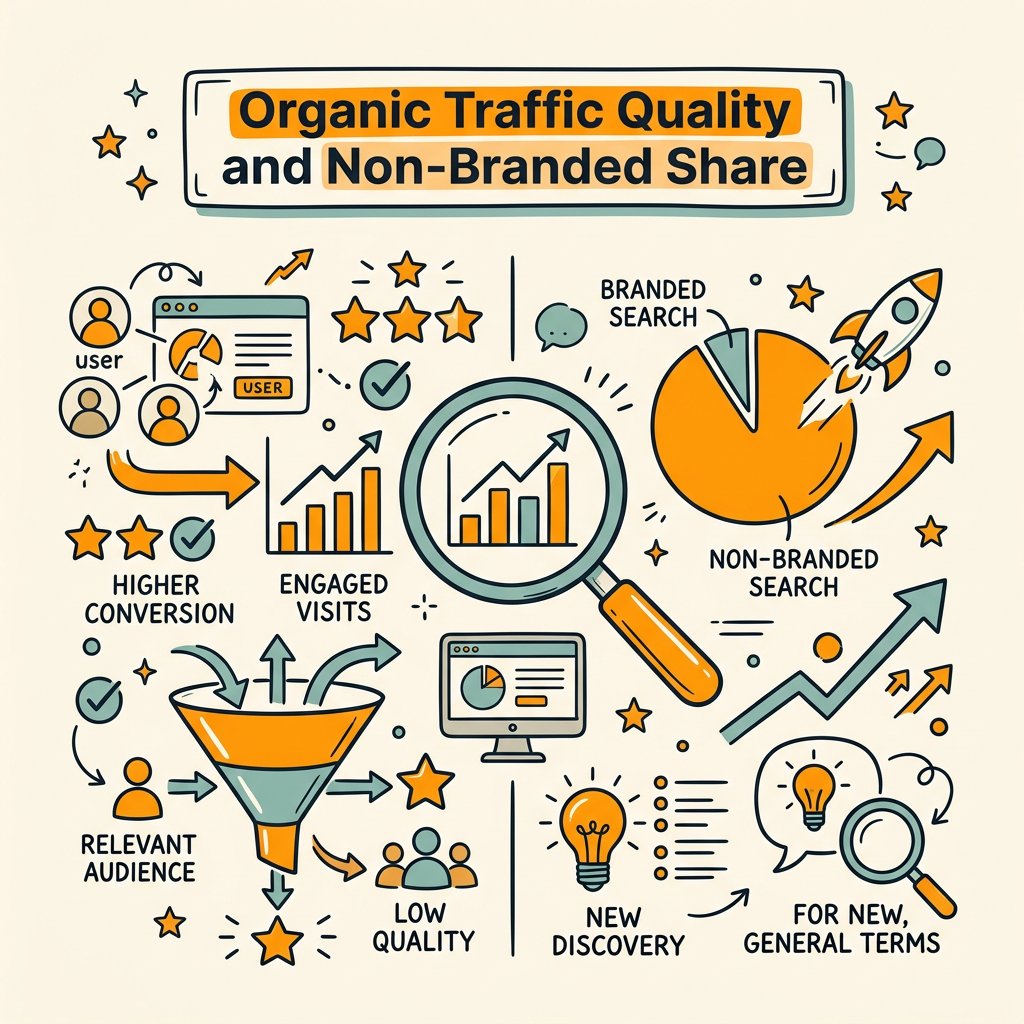 Organic Traffic Quality and Non-Branded Share