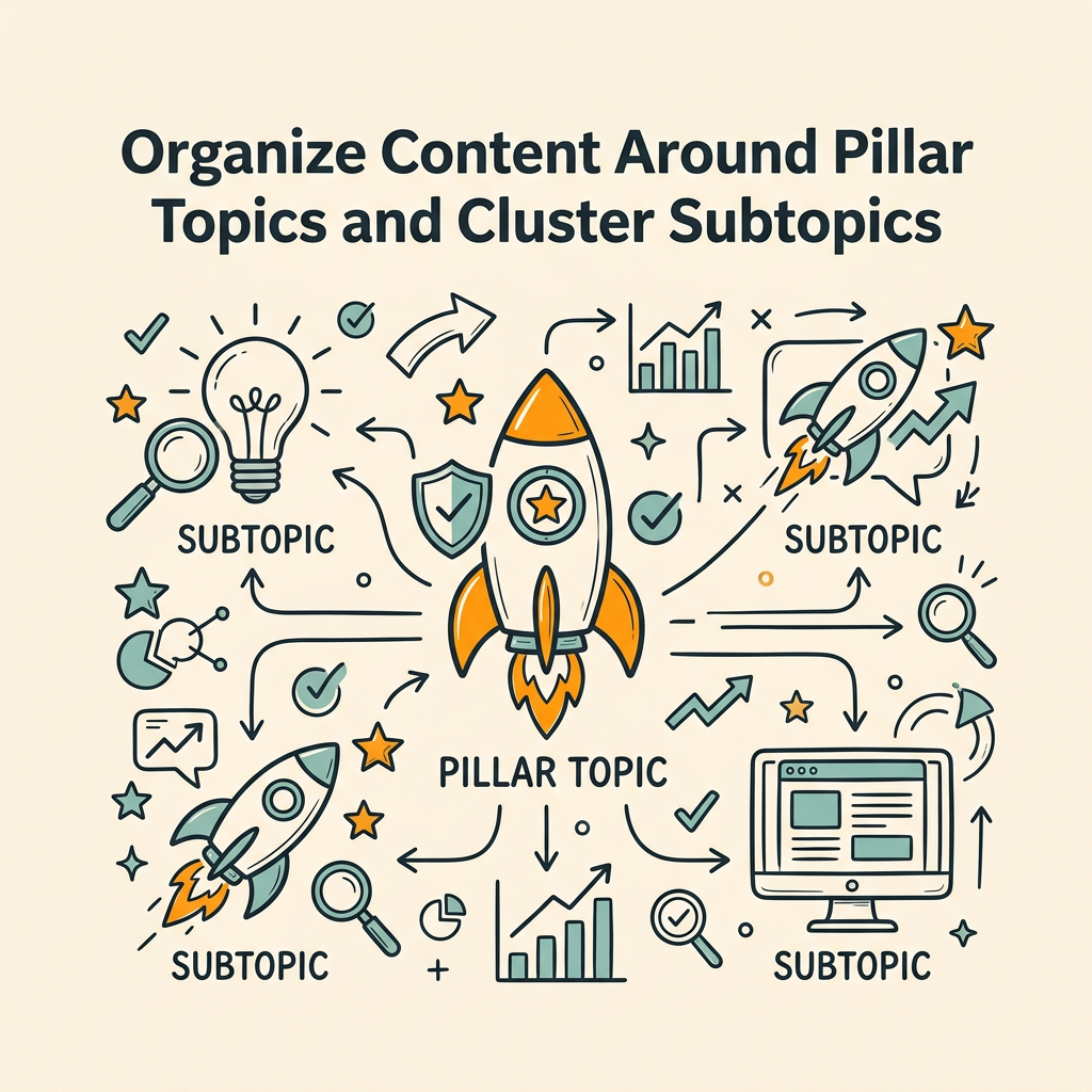 Organize Content Around Pillar Topics and Cluster Subtopics