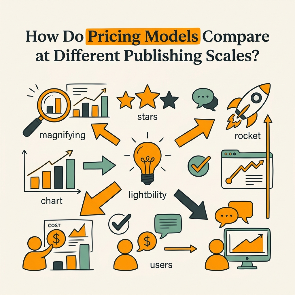 How Do Pricing Models Compare at Different Publishing Scales?