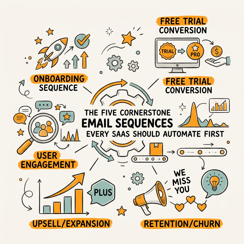 The Five Cornerstone Email Sequences Every SaaS Should Automate First
