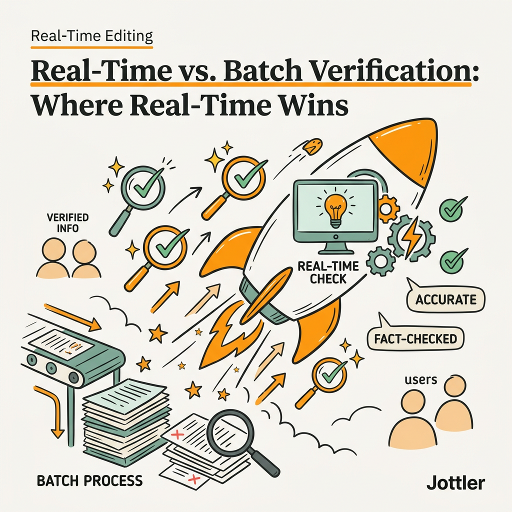 Real-Time vs. Batch Verification: Where Real-Time Wins