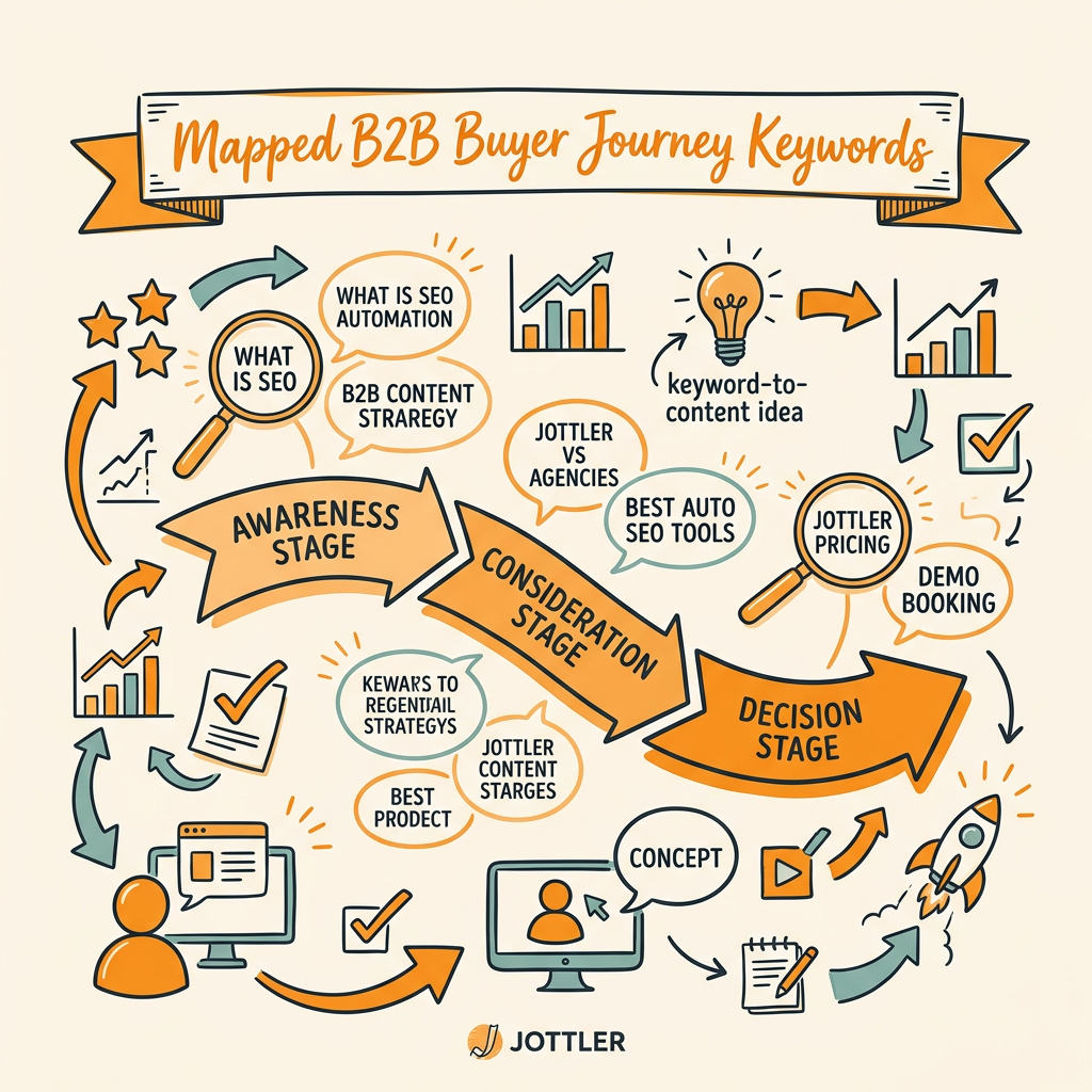 How to Map Keywords to Your B2B Buyer Journey