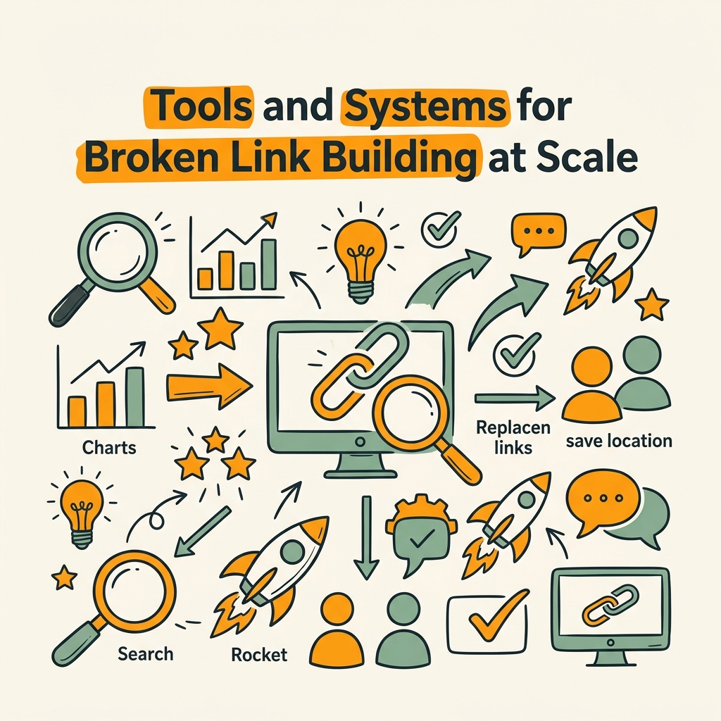 Tools and Systems for Broken Link Building at Scale