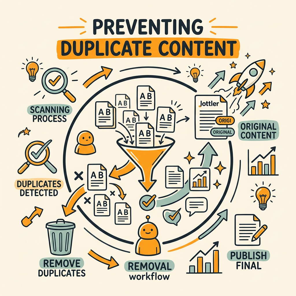 Preventing Duplicate Content from Accumulating in Your Publishing Workflow