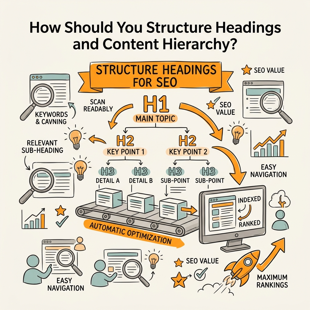 How Should You Structure Headings and Content Hierarchy?