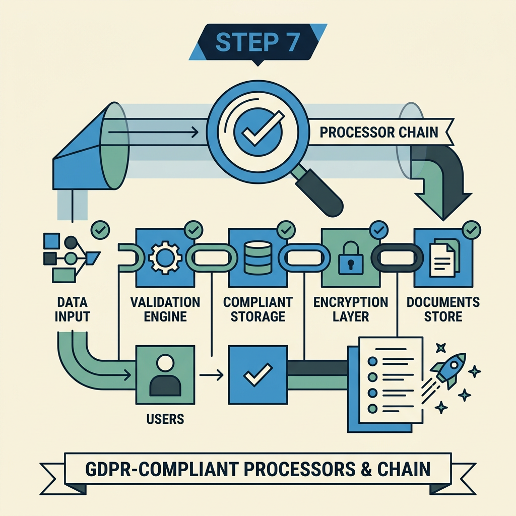 Step 7: Use GDPR-Compliant Form Processors and Document Your Processor Chain
