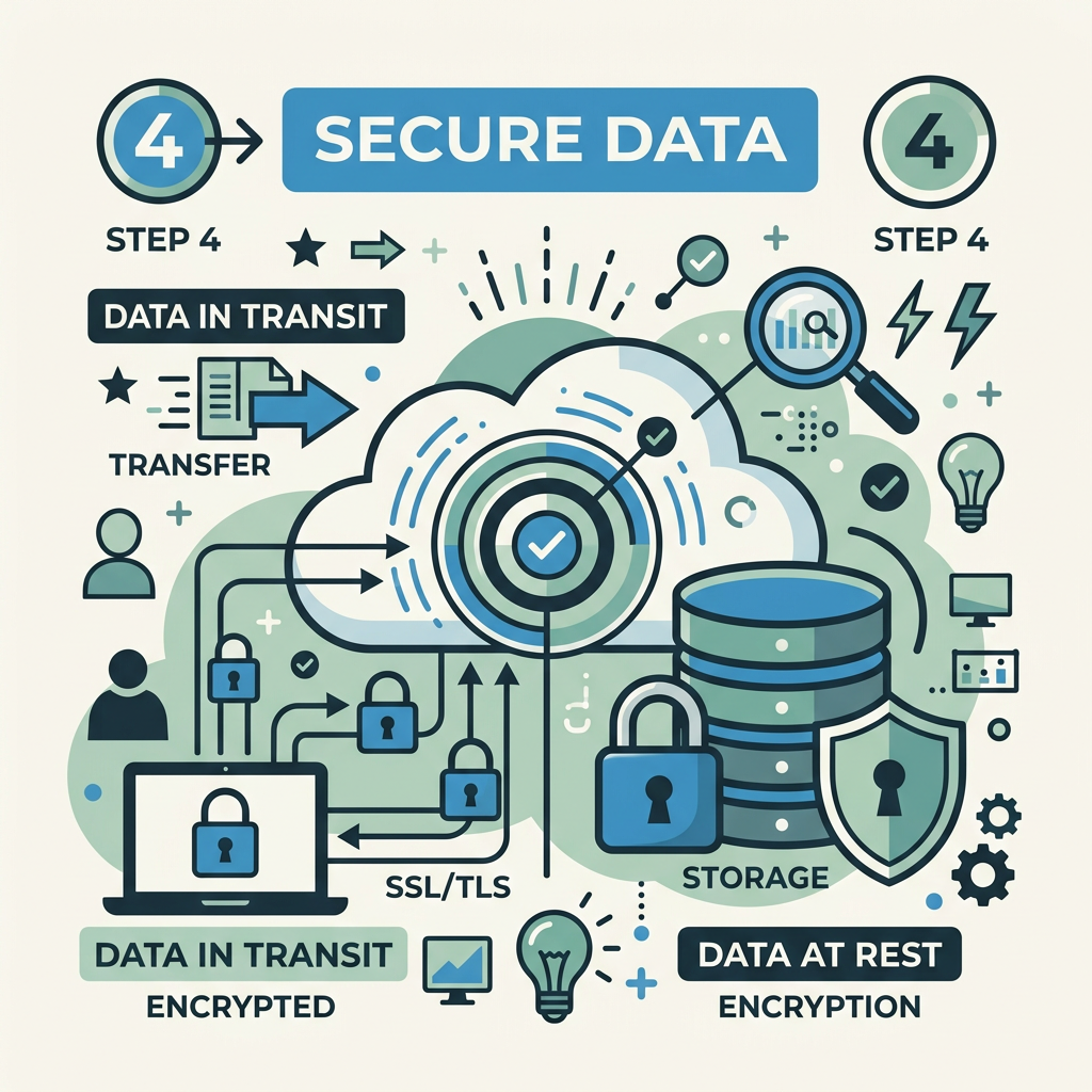 Step 4: Secure Data in Transit and at Rest