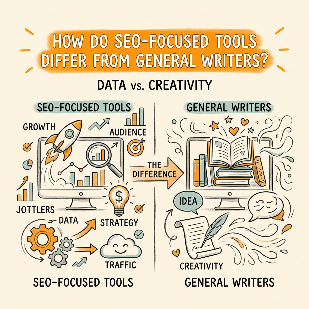How Do SEO-Focused Tools Differ from General Writers?