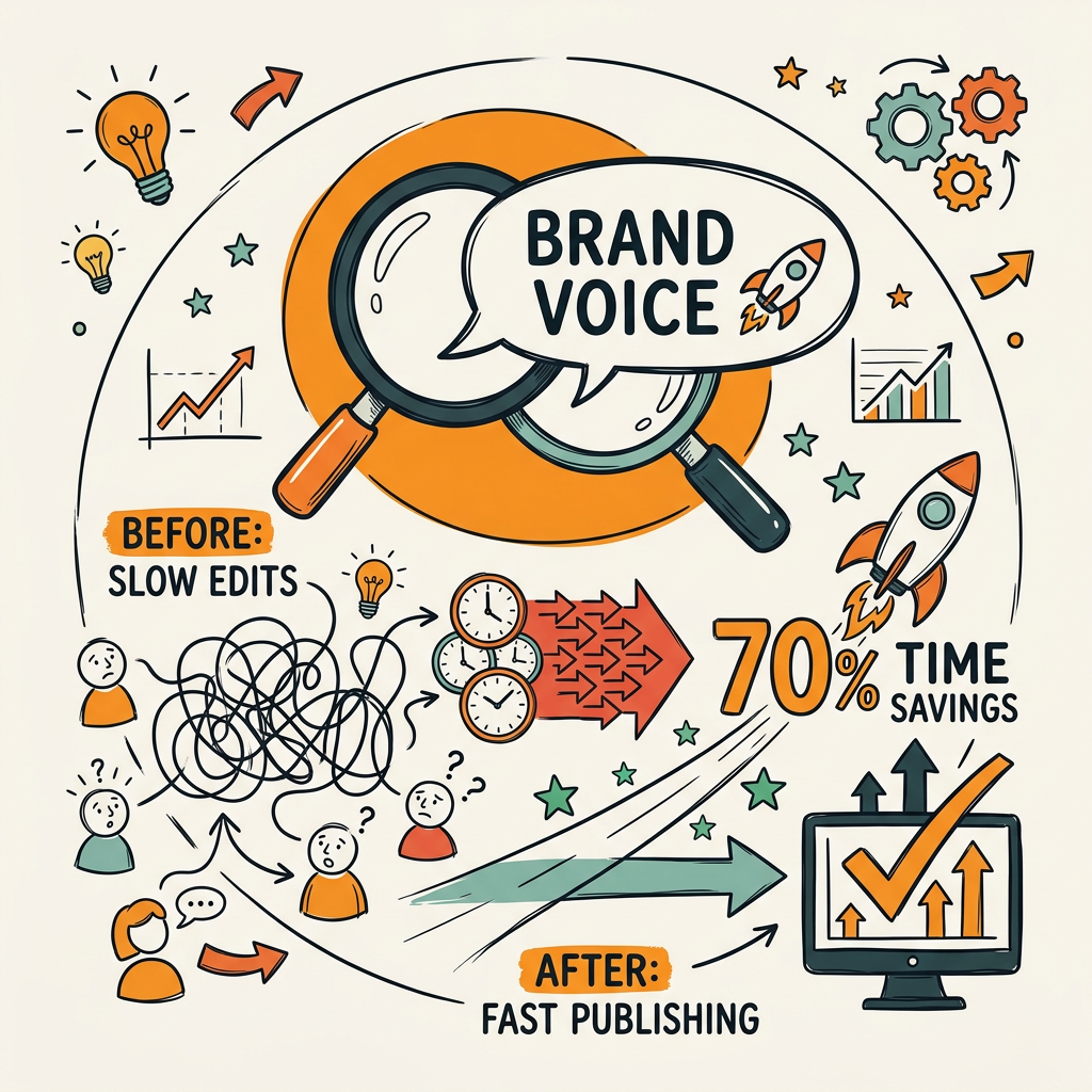 Brand Voice Training: The Hidden Feature That Cuts Edit Time by 70%