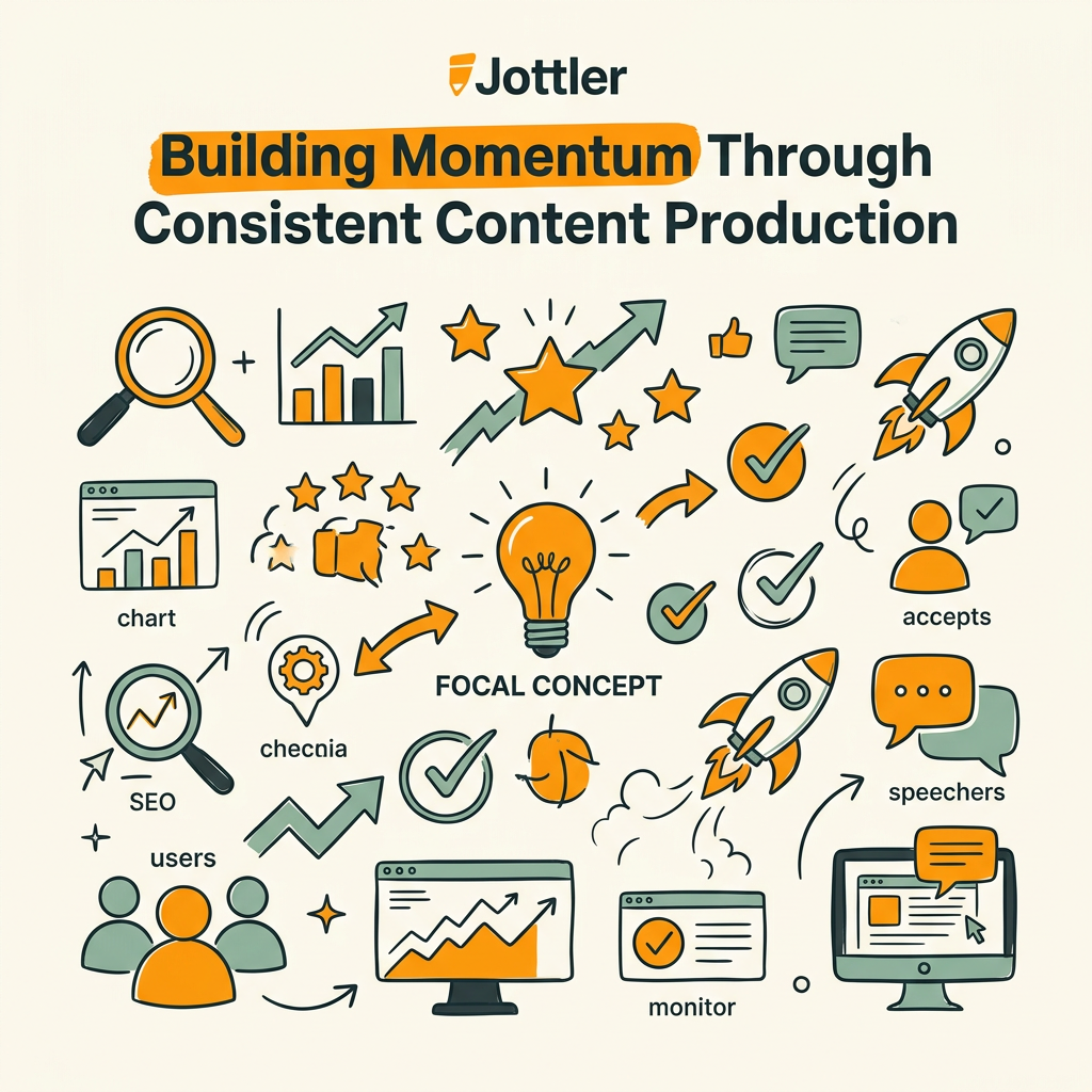 Building Momentum Through Consistent Content Production