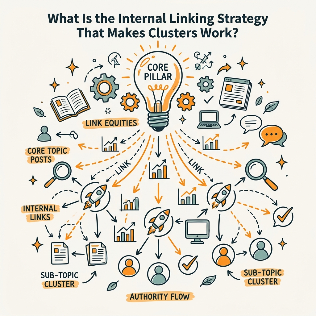 What Is the Internal Linking Strategy That Makes Clusters Work?