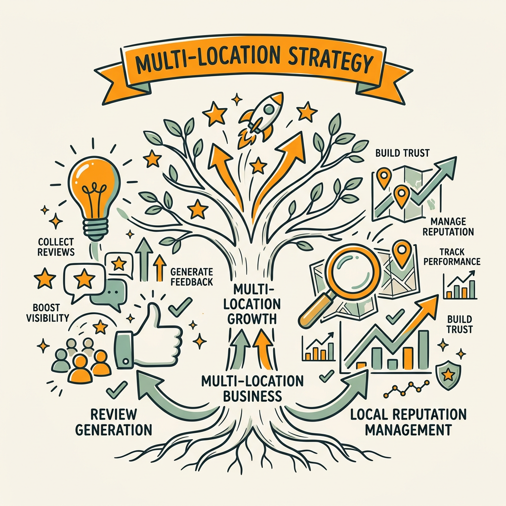 How Do Review Generation and Local Reputation Management Fit Into Multi-Location Strategy?