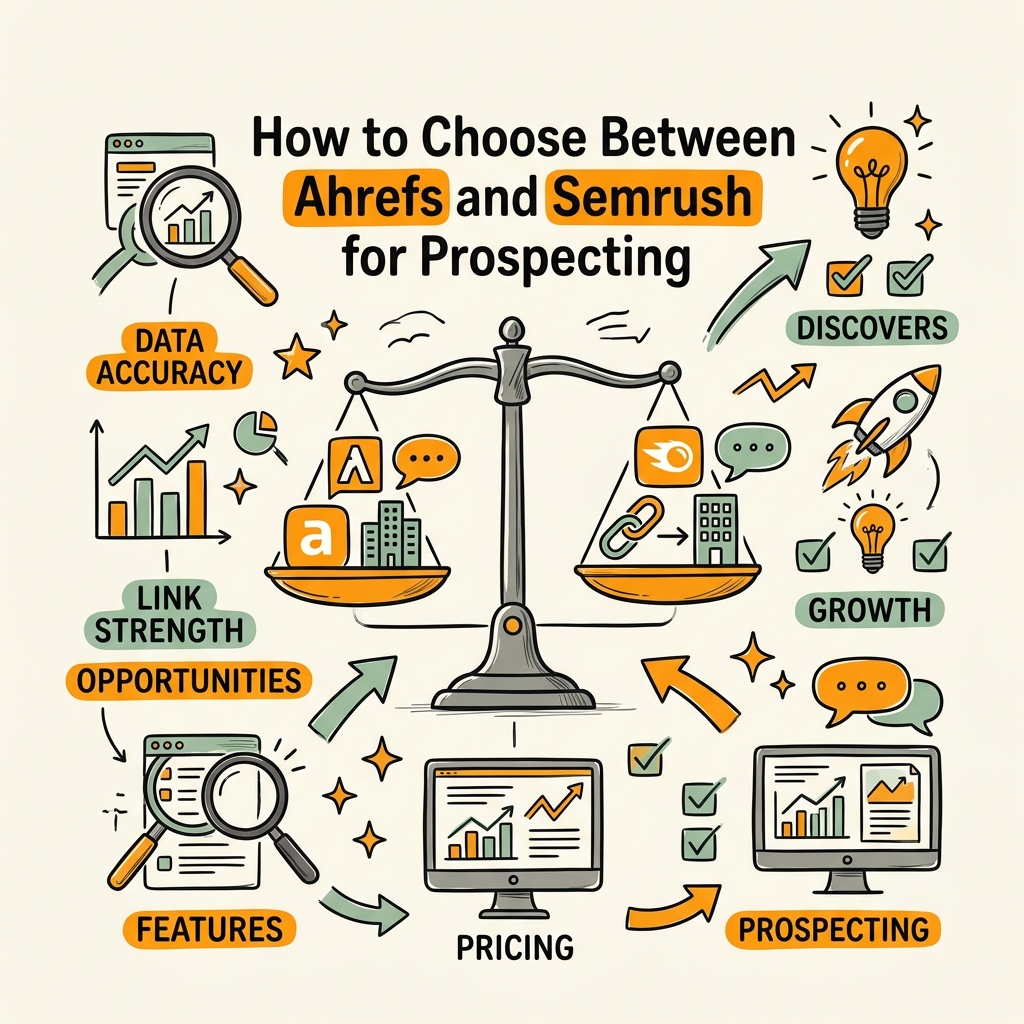 How to Choose Between Ahrefs and Semrush for Prospecting