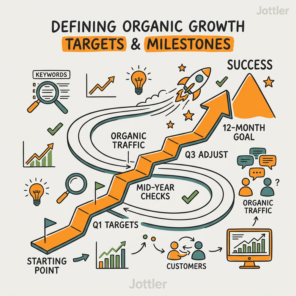 How to Define Your 12-Month Organic Growth Targets and Milestones