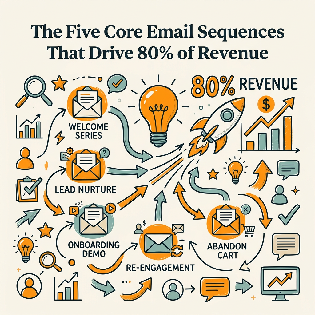 The Five Core Email Sequences That Drive 80% of Revenue