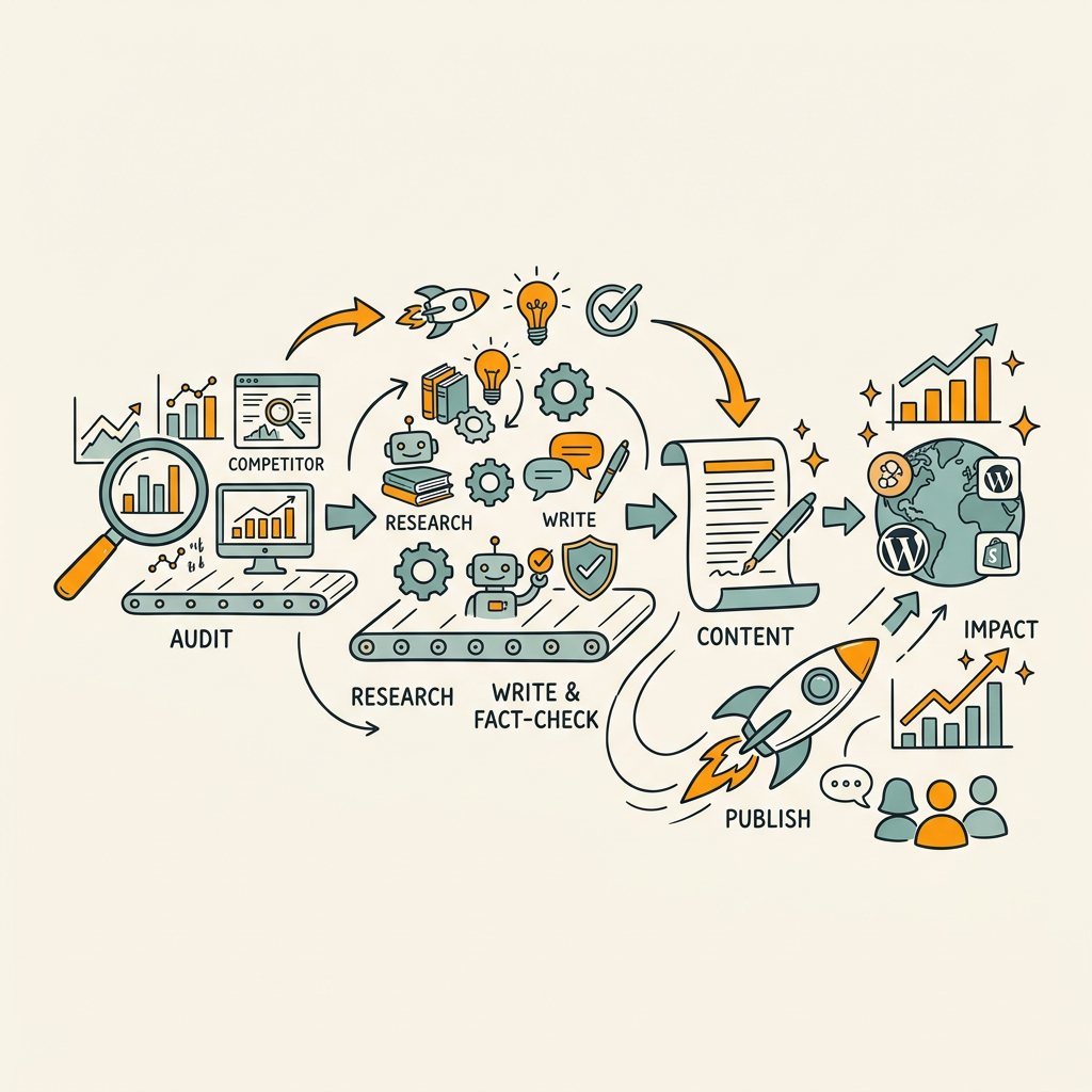 Automating the Full Response Cycle: From Audit to Published Content