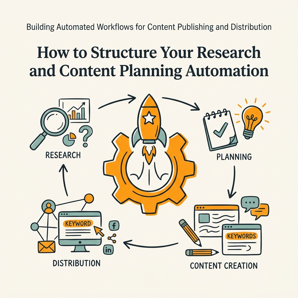 How to Structure Your Research and Content Planning Automation