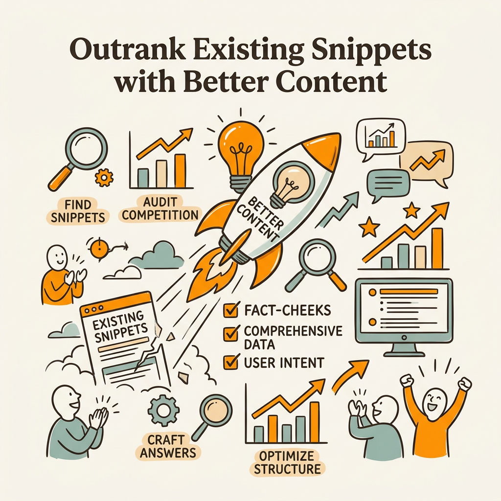 Outrank Existing Snippets with Better Content