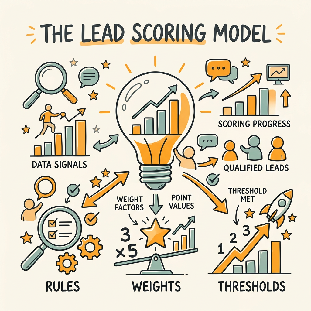 Building Your Lead Scoring Model: Rules, Weights, and Thresholds