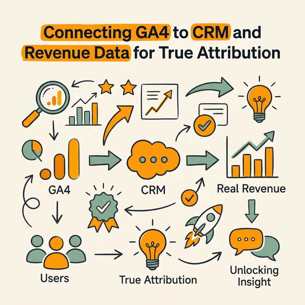 Connecting GA4 to CRM and Revenue Data for True Attribution