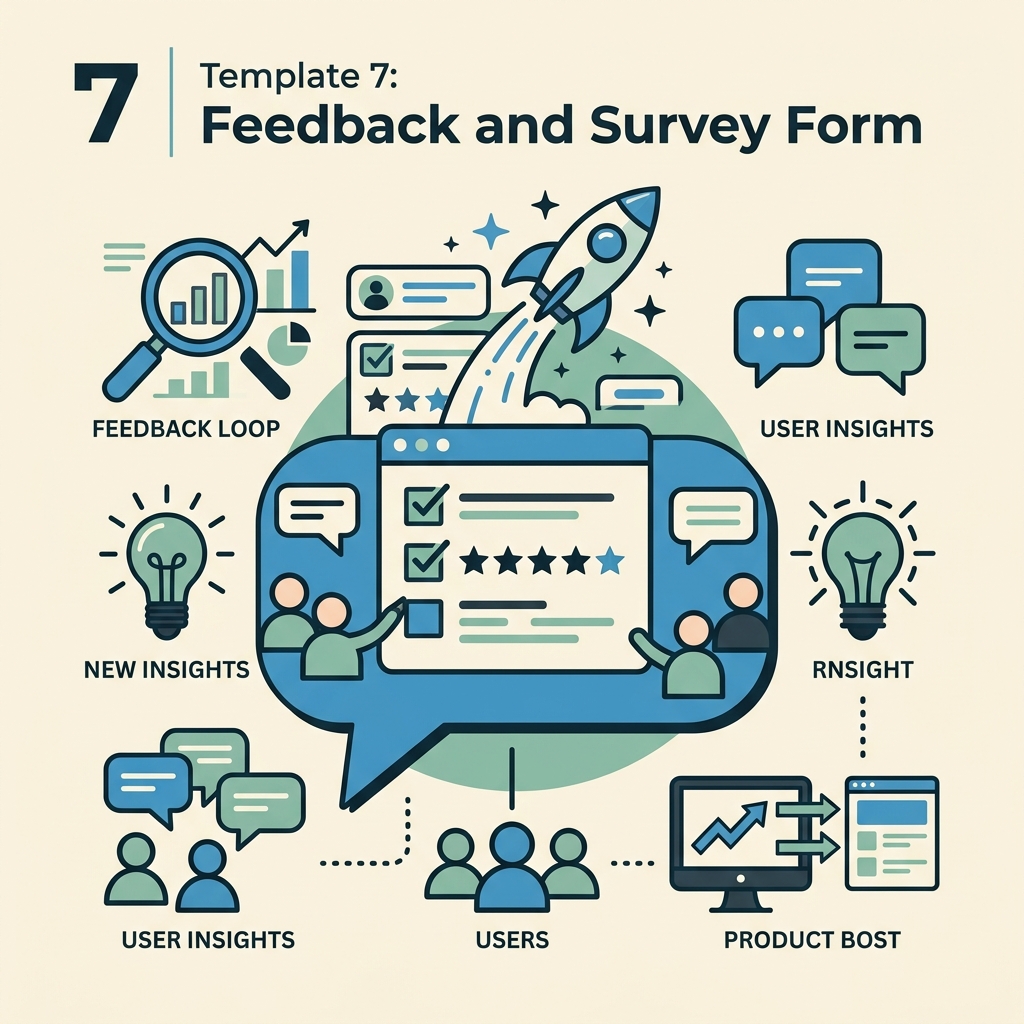 Template 7: Feedback and Survey Form