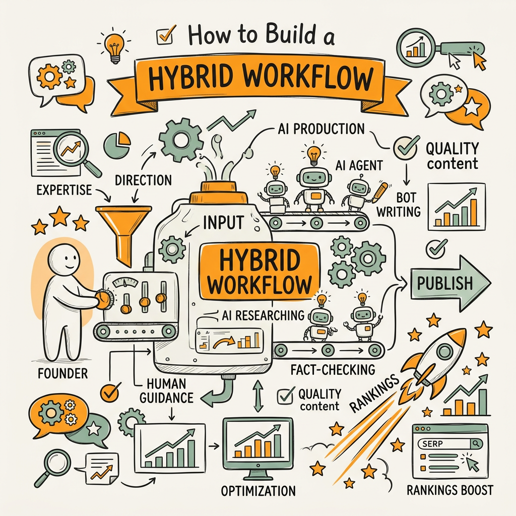 How to Build a Hybrid Workflow That Drives Rankings