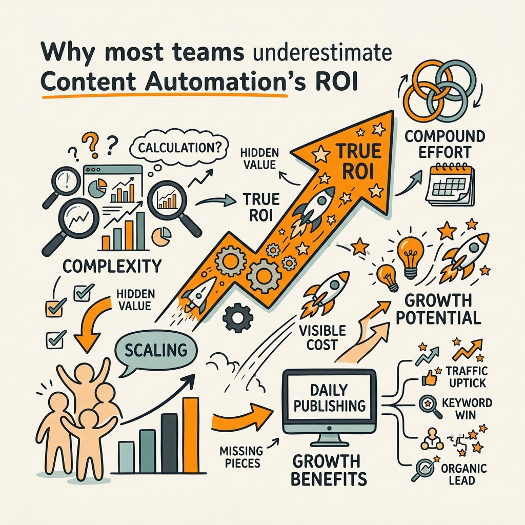 Why Most Teams Underestimate Content Automation's ROI