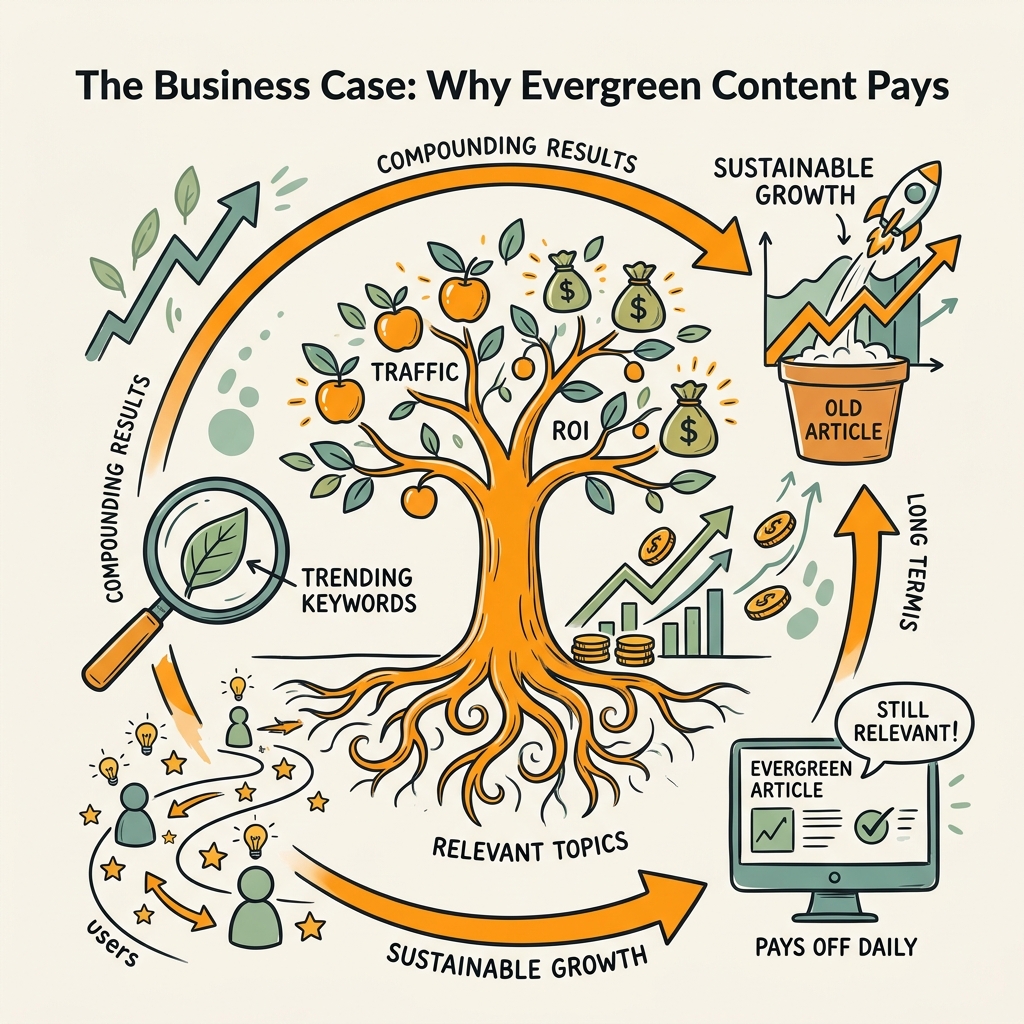 The Business Case: Why Evergreen Content Pays