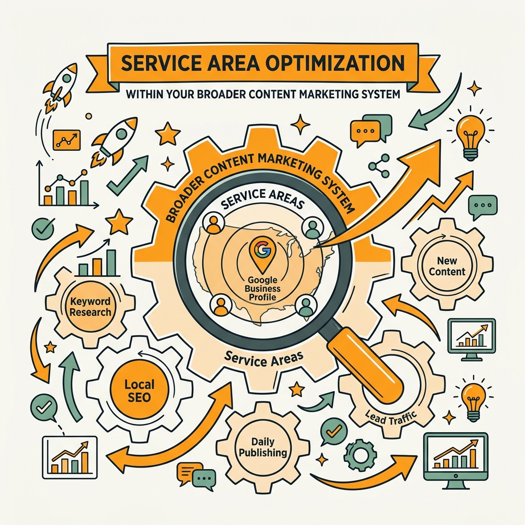 Service Area Optimization Within Your Broader Content Marketing System
