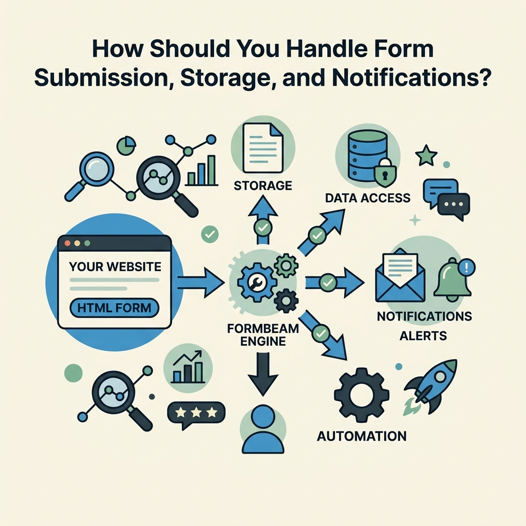 How Should You Handle Form Submission, Storage, and Notifications?