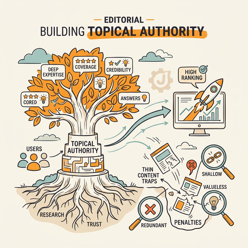 Building Topical Authority and Avoiding Thin Content Traps