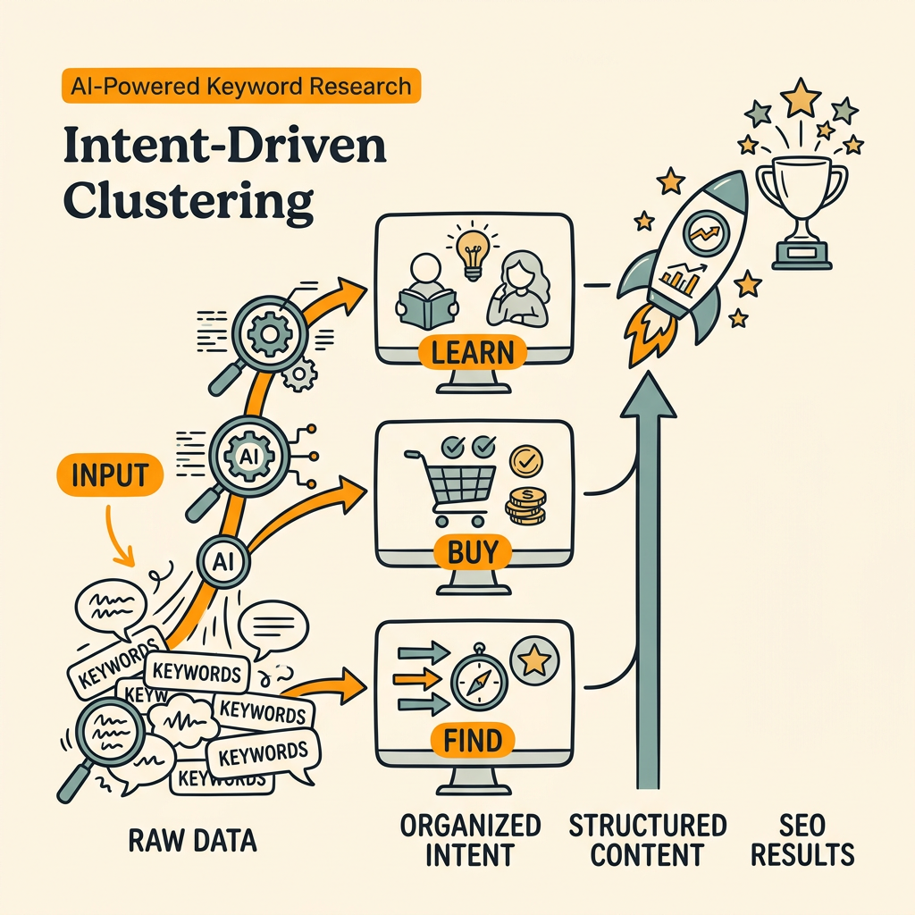 How Does Intent-Driven Clustering Work?