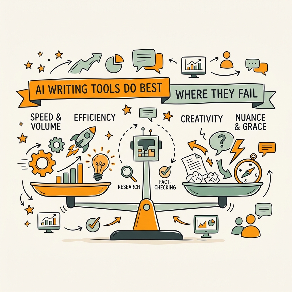 What AI Writing Tools Do Best (And Where They Fail)