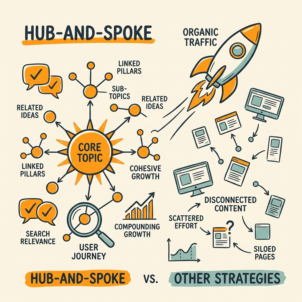 Hub-and-Spoke Model Vs. Other Content Strategies