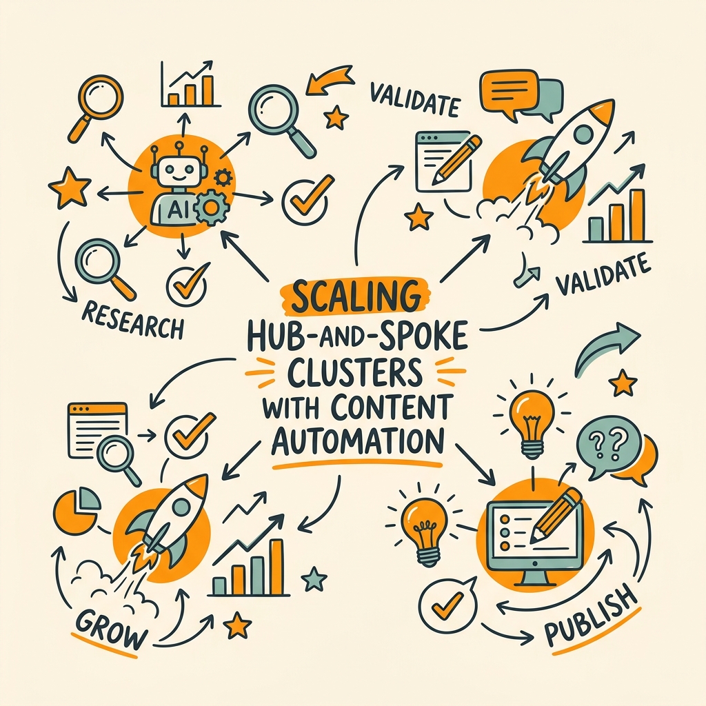 Scaling Hub-and-Spoke Clusters With Content Automation